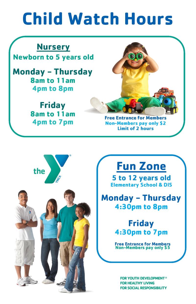 Child Watch Hours Moore County YMCA